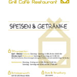 Speisekarte Moses Hütte am Nordufer Schieder See