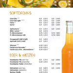 Speisekarte Moses Hütte am Nordufer Schieder See