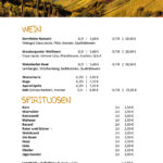 Speisekarte Moses Hütte am Nordufer Schieder See